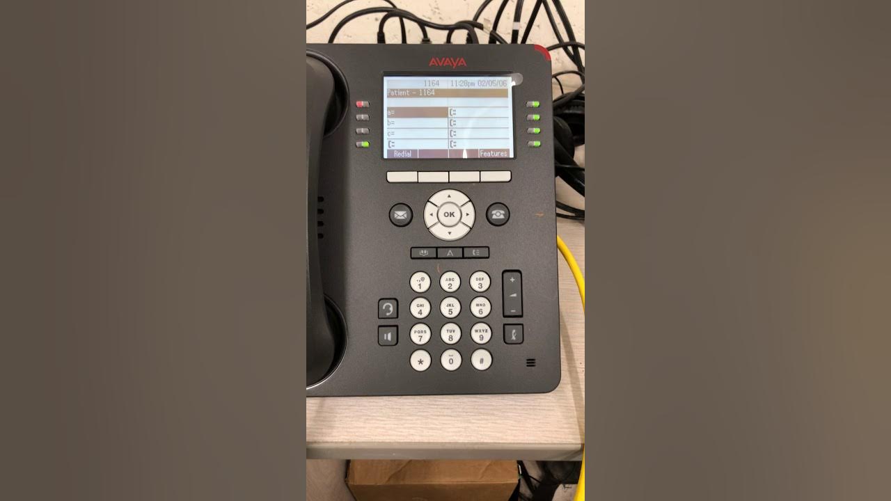 Program button on Avaya IP Office 9508 phone - YouTube