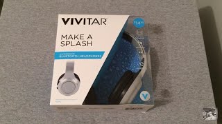 15 vivitar bluetooth headphone unboxing