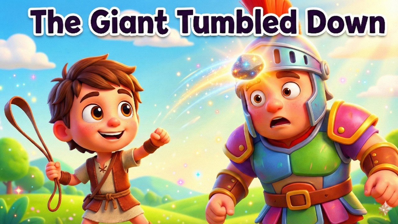 Песня про Давида и Голиафа для детей | Гигант рухнул | Библейские истории