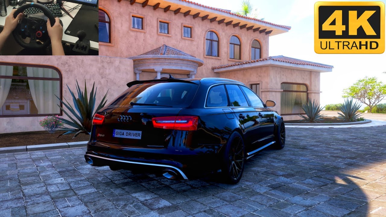 Audi RS6 C7- Forza Horizon 5 | Logitech g29 gameplay
