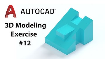 AutoCAD 3D Modeling - Exercise #12 - Basic to Advance in Hindi