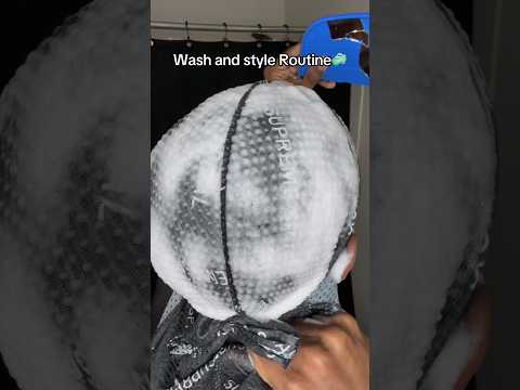Wash and style routine! #540waves