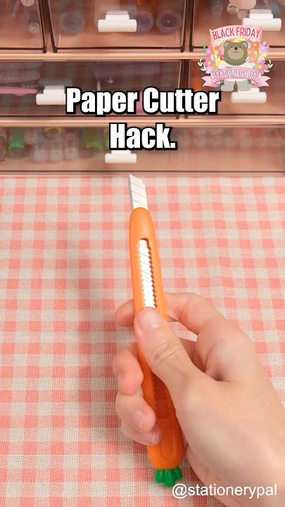 Paper Cutter Hack. #shorts