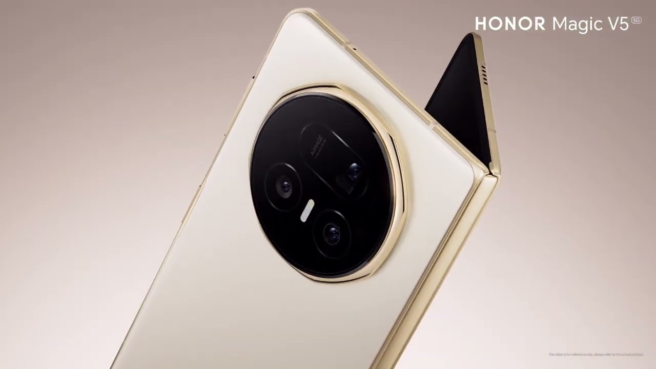 HONOR Magic V5 Ivory White | Pure Elegance - YouTube