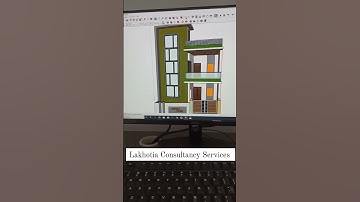 Modern House Front Elevation in Lumion #viral #3ddesign #lumion #elevation #ytshorts