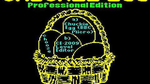 Chuckie Egg (Professional Edition with level editor) AF Software - BBC Micro Game 1983