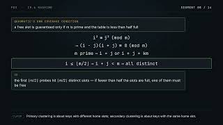 Hashing 8/15 — Primary vs Secondary Clustering, and Which Probe Scheme Kills Which