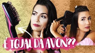 ESCOVA SECADORA/ALISADORA DE R$70,00! ALISA MESMO?! RESENHA + COMO USO | Camila Lima
