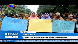 Polsek Kawal Aksi Demo Masyarakat Dua Desa Antisipasi Bentrok