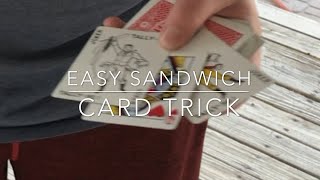 Easy Sandwich Effect-Card Trick Tutorial
