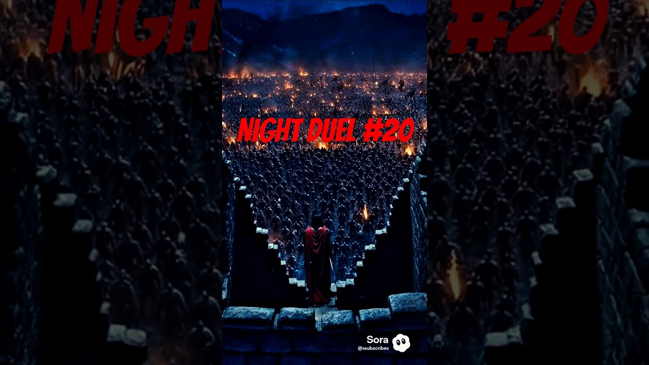 “Night Duel”. 🌙🦇🐺 