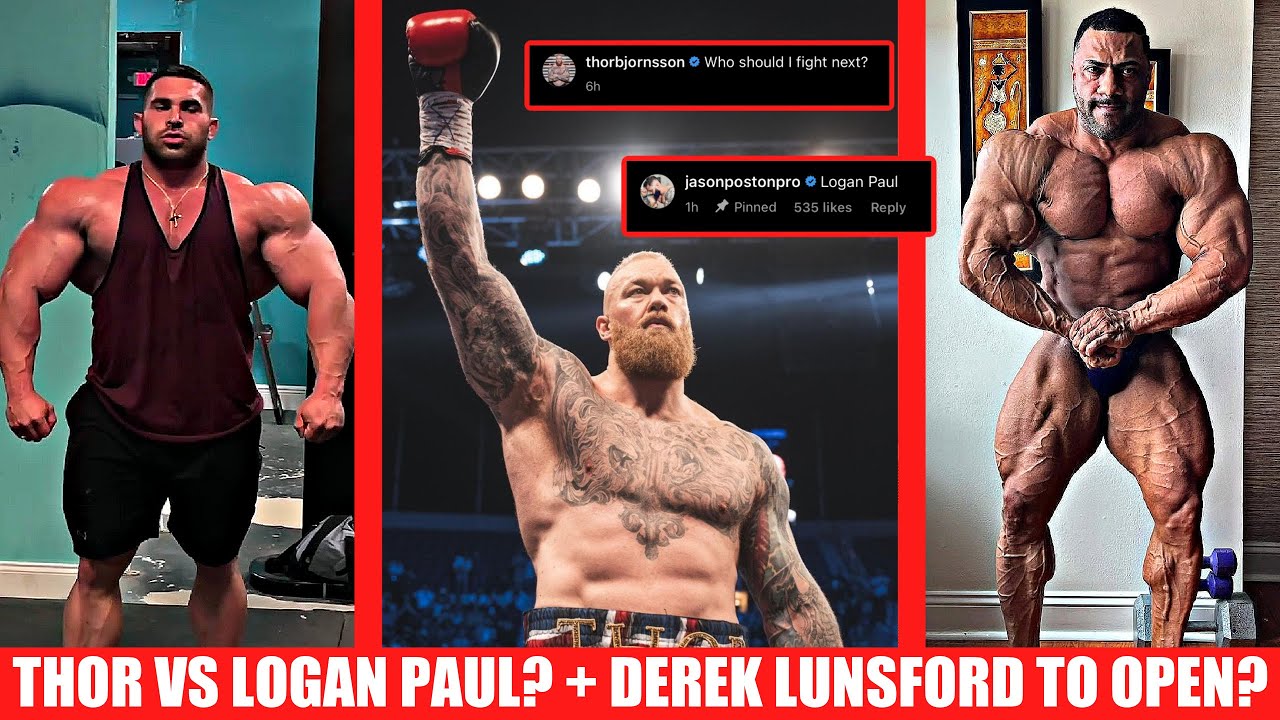 Thor to Fight Logan Paul Next? + Eddie Hall Still Silent + Derek Lunsford to Open? Justin to Win NY