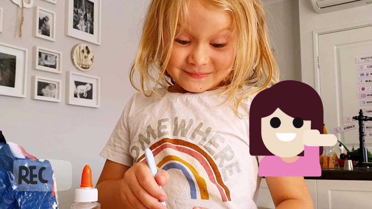 Making Slime At Home During The Coronavirus Lockdown