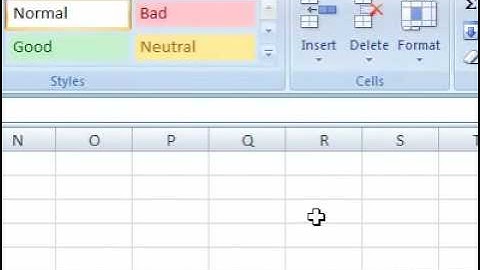 How to insert new blank cells in Excel