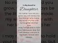 To My Beautiful Daughter birthday Quotes