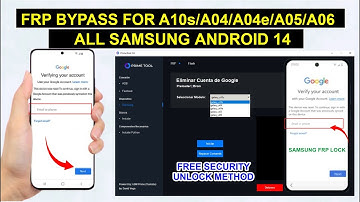 Samsung A04e/A05/A10s/A06/A04 FRP Bypass New Tool | Test Mode Not Working|| Free Unlock Tool || 💯