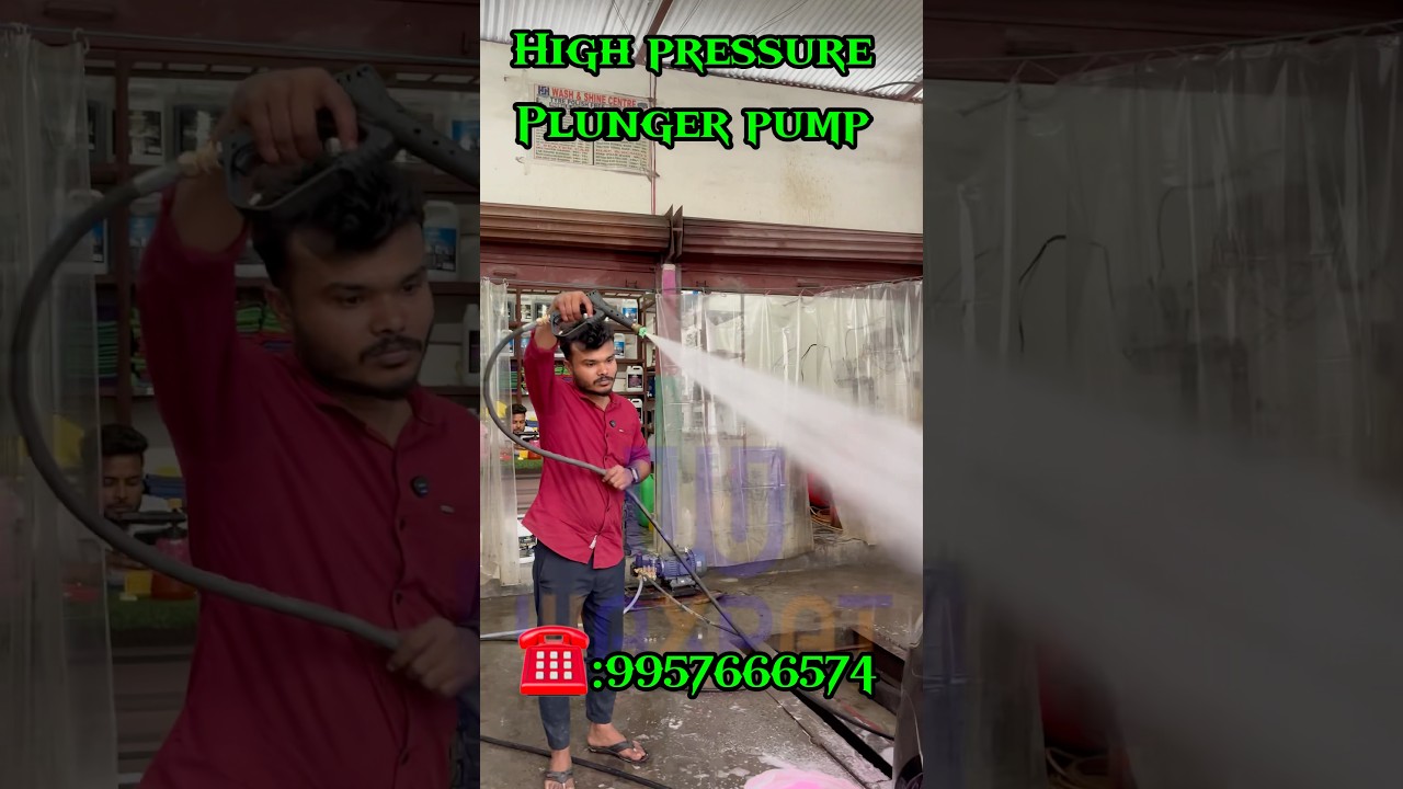 High pressure plunger pump🔥