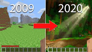 Evolution of Minecraft 2009-2020