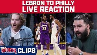 Philly Fans React To Lebron Signing Live On Air