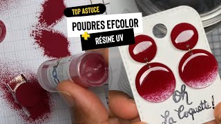 Une astuce de dingue pour colorer ses créations en résine uv #uvresin #efcolor