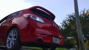 Mazdaspeed3 CPE catted downpipe and 3 inch exhaust cold start