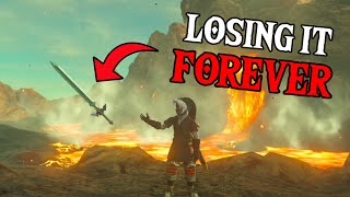 Dropping the Master Sword in Lava! | Zelda: Breath of the Wild