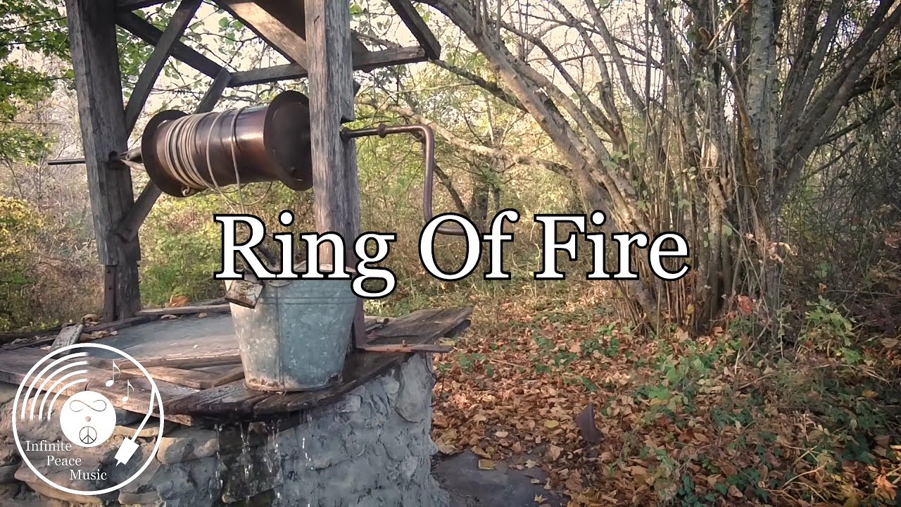 Ring Of Fire w/ Lyrics - Johnny Cash Version - YouTube