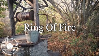 Ring Of Fire w/ Lyrics - Johnny Cash Version