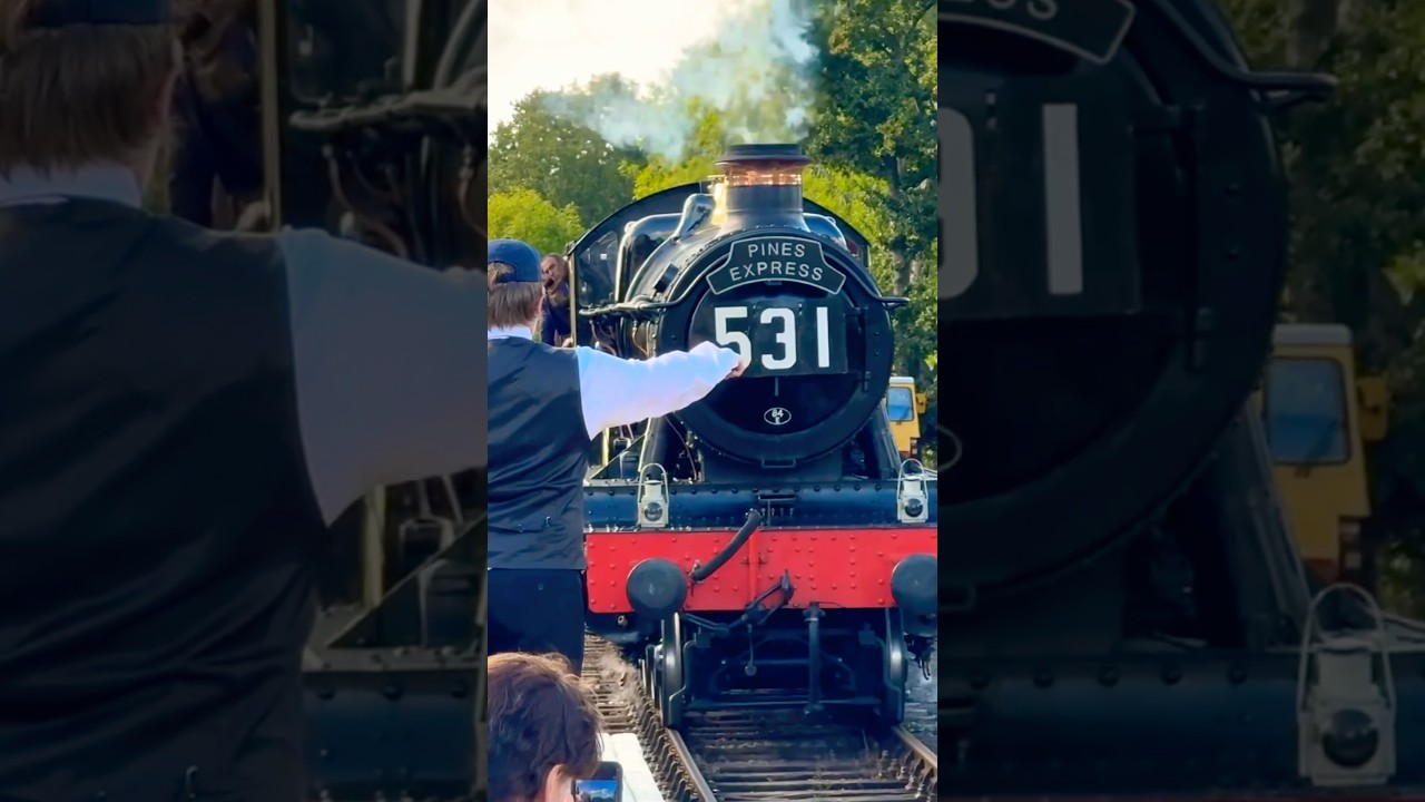 Steam Power Arrives! 🚂 4953 Pitchford Hall Chuffs into Ongar