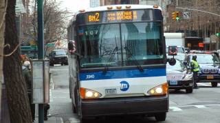 Sound recording of D4500CT 2240 on a Canarsie-bound BM2 express bus via Hugh L. Carey/Gowanus