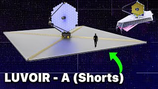 Luvoir - James Webb Telescope's Successor ( 15M Version ) #Shorts
