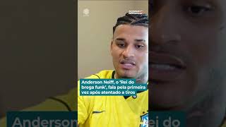 Anderson Neiff fala pela primeira vez após atentado a tiros #Shorts #DomingoEspetacular