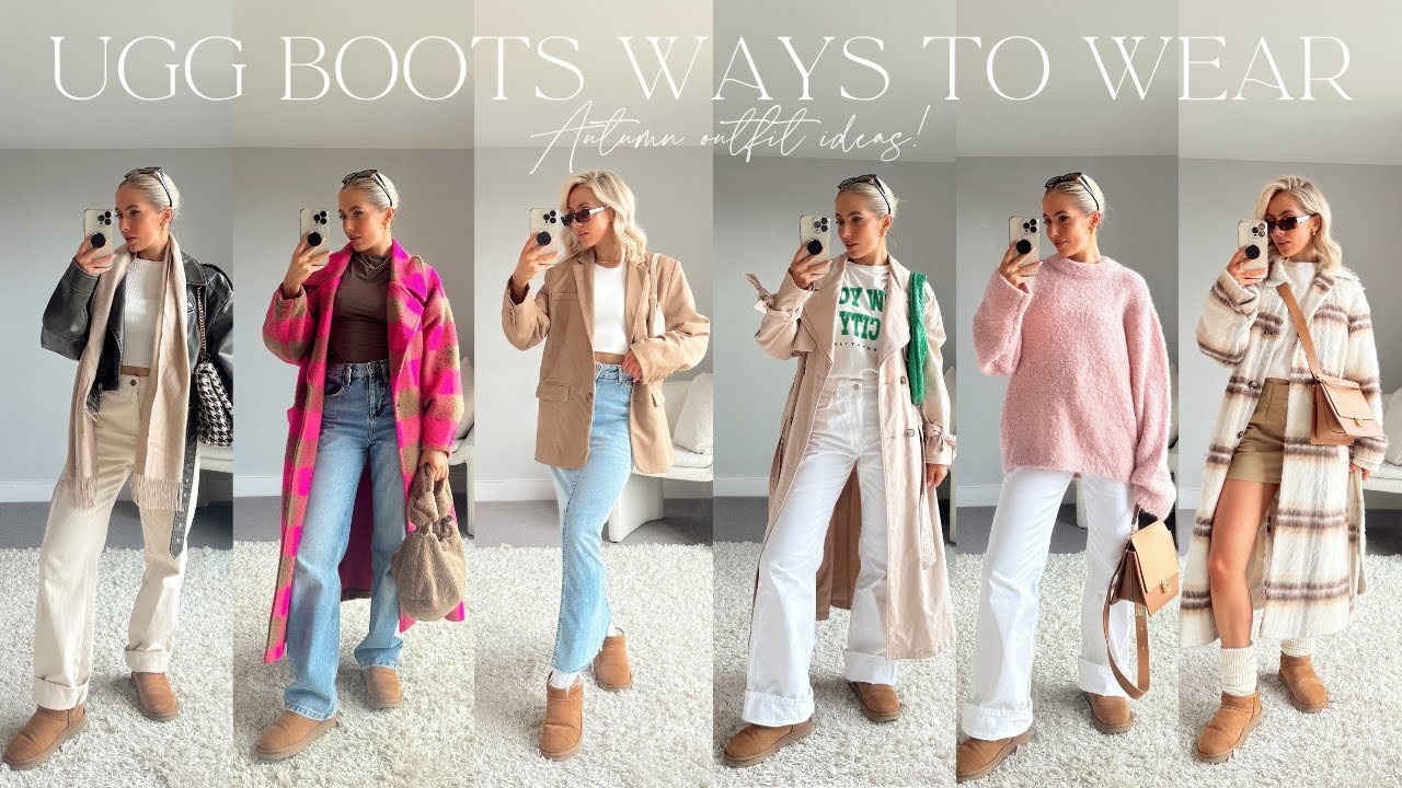 UGG BOOTS WAYS TO WEAR FOR AUTUMN AND WINTER! 30 UGG BOOT OUTFIT
