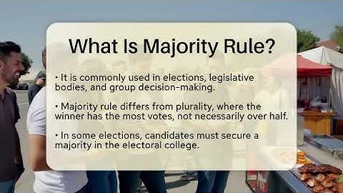 What Is Majority Rule? - Making Politics Simple