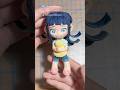 粘土と糸で「困り顔の女の子」作ってみた🌼💦 #clay #figure #フィギュア