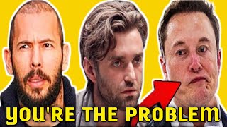 "YOU'RE THE PROBLEM" Matt Shea Confronts Elon Musk Support Andrew Tate