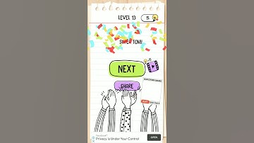 Tom must jump to the other side. brain test walkthrough level 13