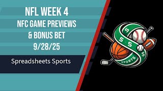 NFL - NFC Game Previews + BONUS Bet - 9/28/28