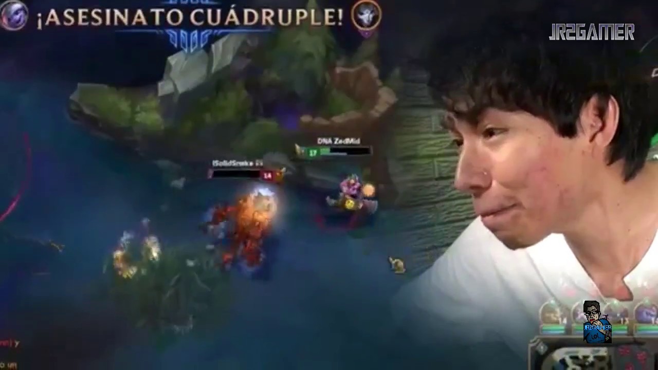 Fernanfloo Juega League Of Legends Y Rompe Su Teclado (Pentakill) 2017 ...