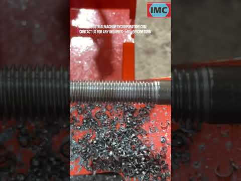 "Advanced Rod Threading Machine | Superior Precision for Industrial Applications"