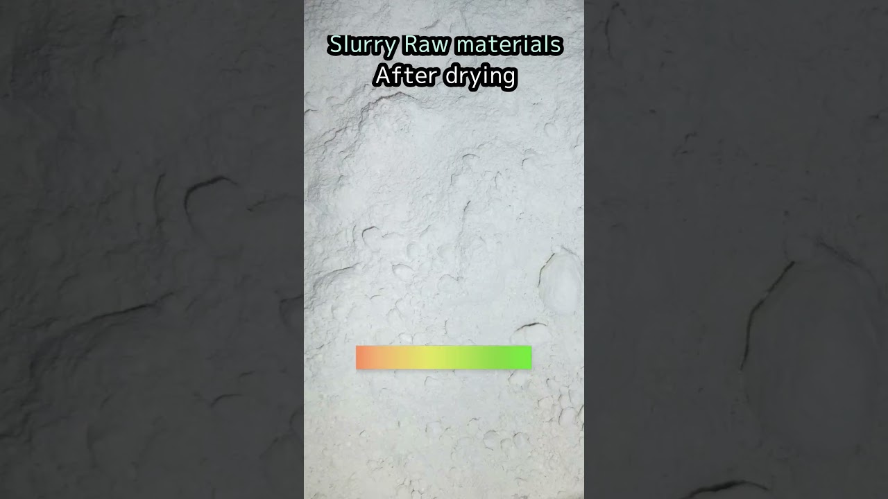 Slurry Raw materials, Drying of sticky ＆ adhesive slurry raw materials / KENKI DRYER 