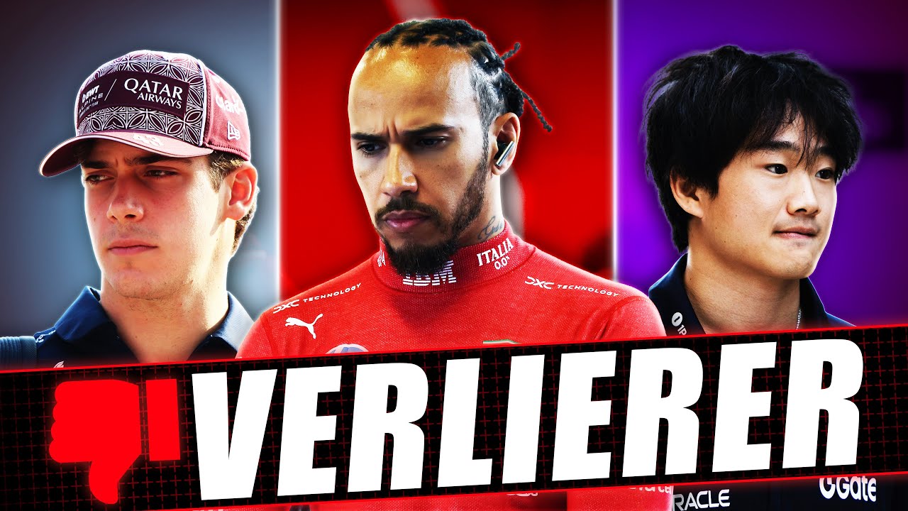 Das große Formel 1 Fahrer-Ranking: Die 10 schlechtesten F1-Piloten 2025 - Hamilton stürzt ab!