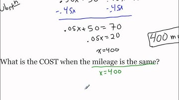 Lesson 3.2 - Application of Solving a System of Equations