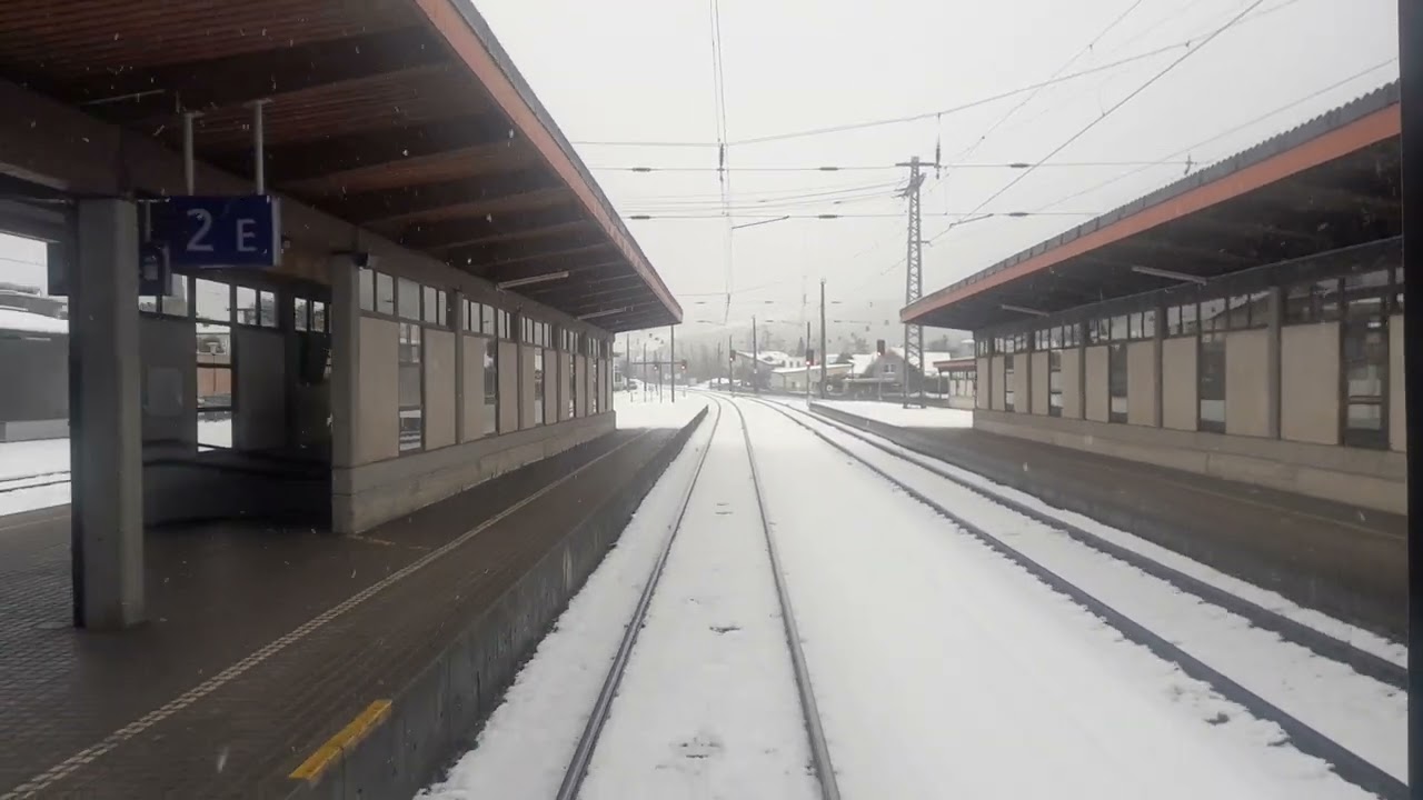 Rear cab ride / Arlberglinie bis Innsbruck Hbf