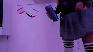 Cute Femboy Lets You Drink Out Of Their Monster Can
