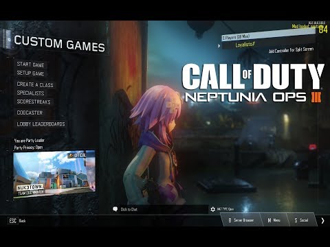 BO3 Neptunia Mod - Launch