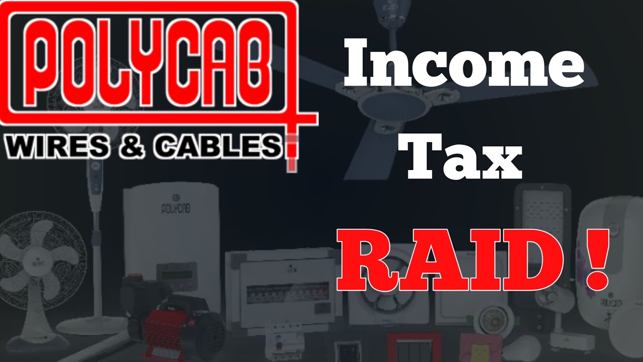 Income Tax Raid On Polycab Company ! || Tax Evasion By Polycab || Indian Stock Market