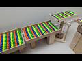 Marble Run Race ☆ HABA Slope + Cuboro + Bornelund Quadrilla + Transparent pipe