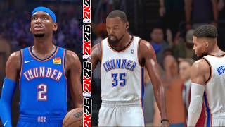 2025 OKC Thunder vs 2012 OKC Thunder ! What team is better? NBA 2K26 Gameplay