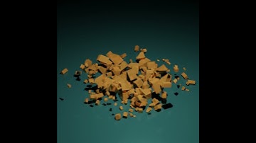 Breaking Cube - Blender Cell Fracture